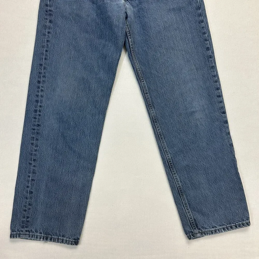 Levis 550 Relaxed Fit Straight Leg Jeans Men's 34x32 Blue Denim Casual Classic